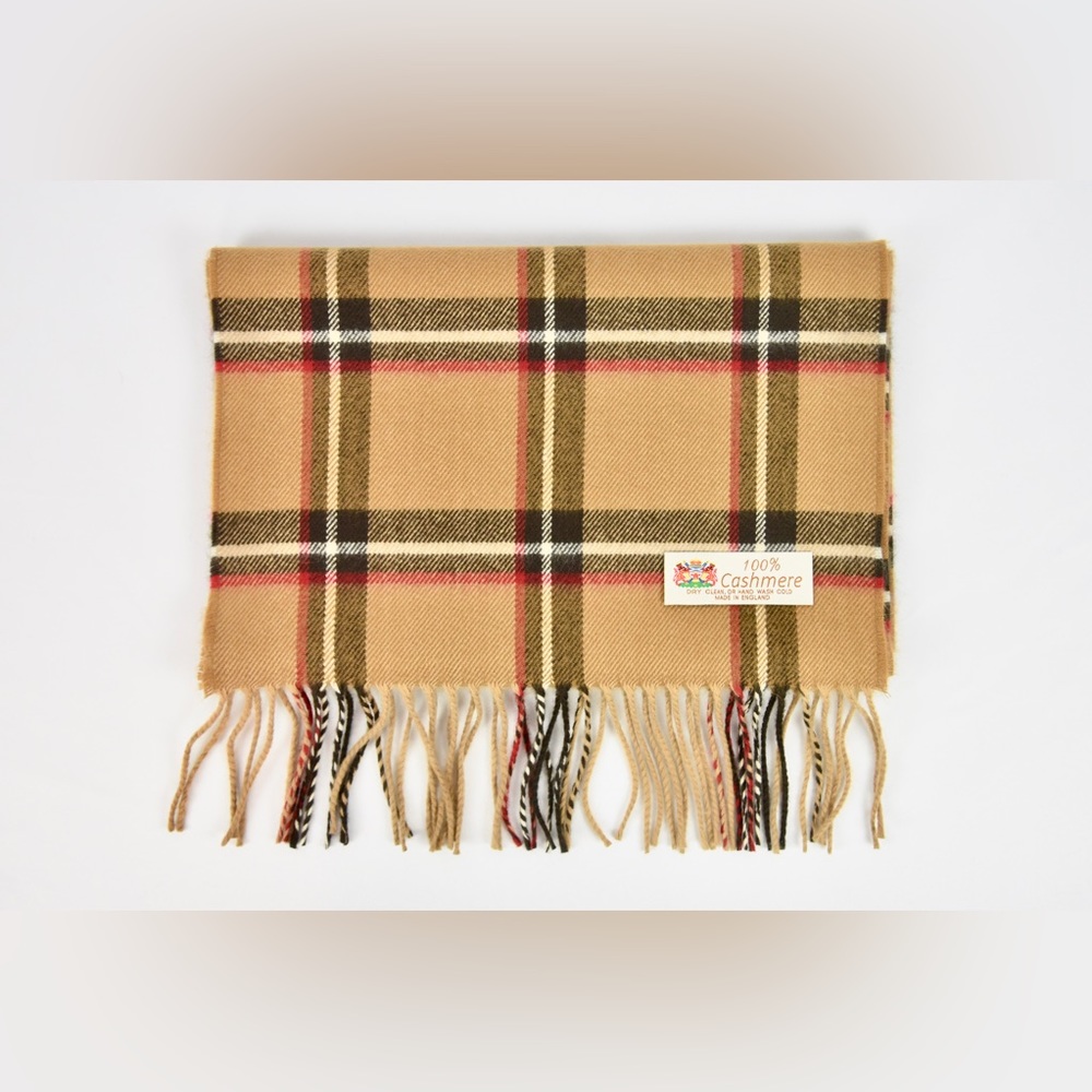 SCARF • 100% CASHMERE • MADE IN ENGLAND